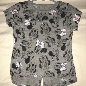 Girls Minnie Hi-Lo shirt